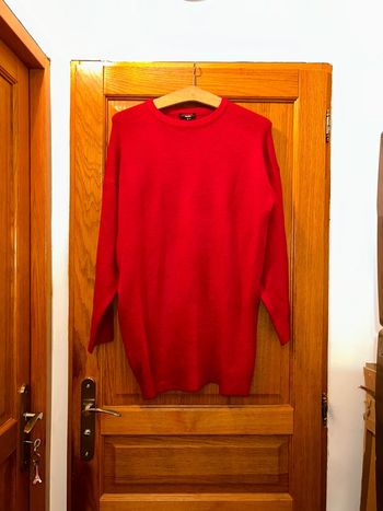 Pull long rouge