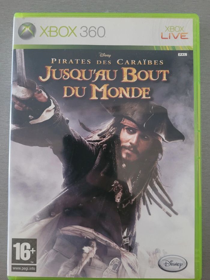 Jeux vidéo xbox 360 pirates des caraïbes jusqu'au bout du monde