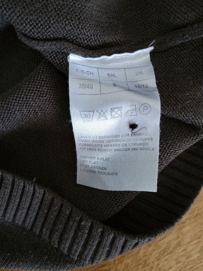 Pull sans manches marron - photo numéro 5