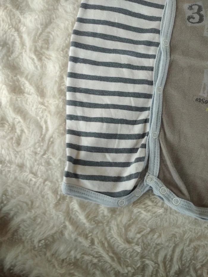 Barboteuse Combinaison été Garçon 6 mois "La mer" Absorba 100% coton - photo numéro 5