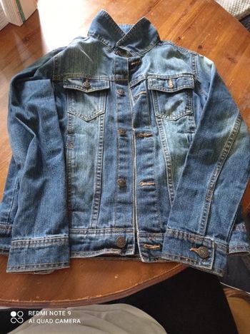 Veste en jean garçon.
