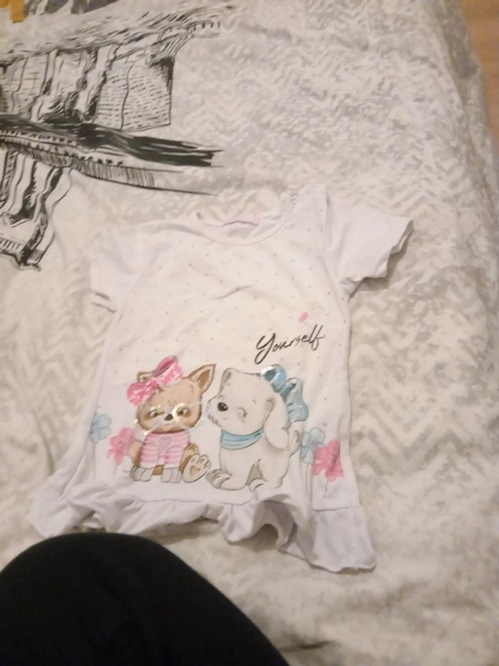 Tee shirt blanc 24 mois