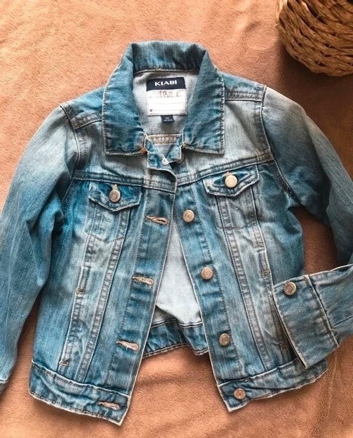 Veste en jean bleu fille Kiabi - photo numéro 2