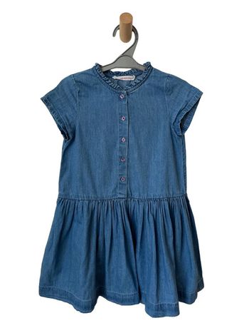 Robe d’été en jean souple bleu denim - Monoprix 6 ans