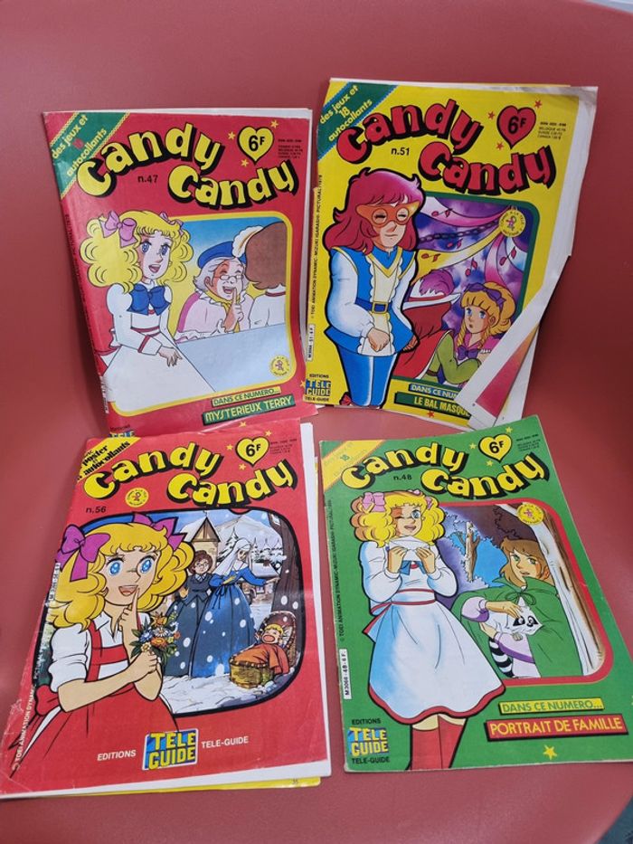 lot de 4 candy teleguide (dont 1 poster et 6 autocollants)