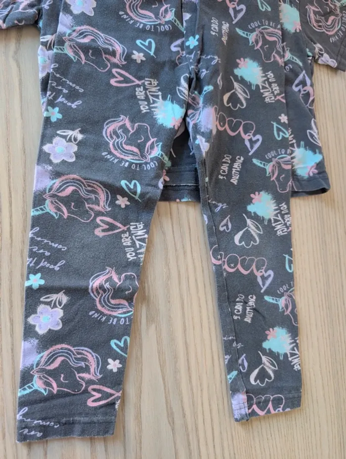 Ensemble crop top et legging Primark licorne - photo numéro 6