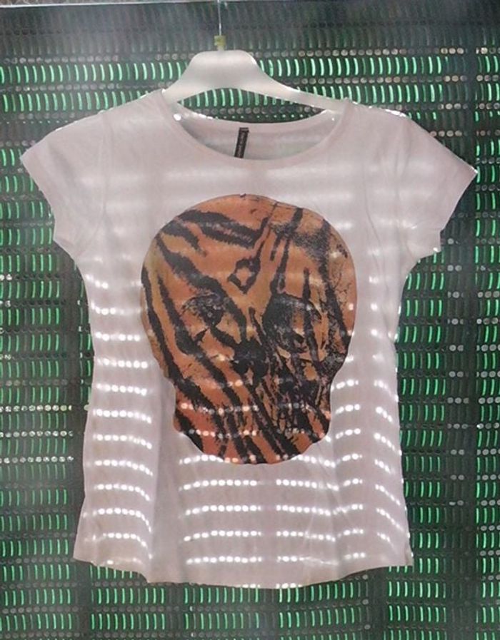 Maillot blanc "Tête de mort"