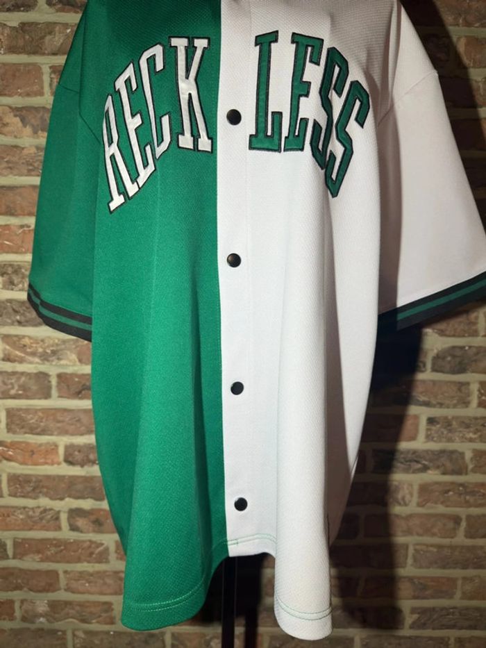 Chemise Style Baseball Reckless FSBN Taille L / 40 - photo numéro 8