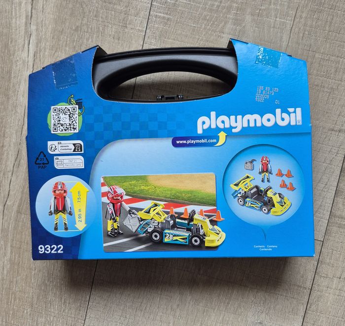 Playmobil 9322 Action Valisette Pilote de Karting - Neuf Scellé - photo numéro 3