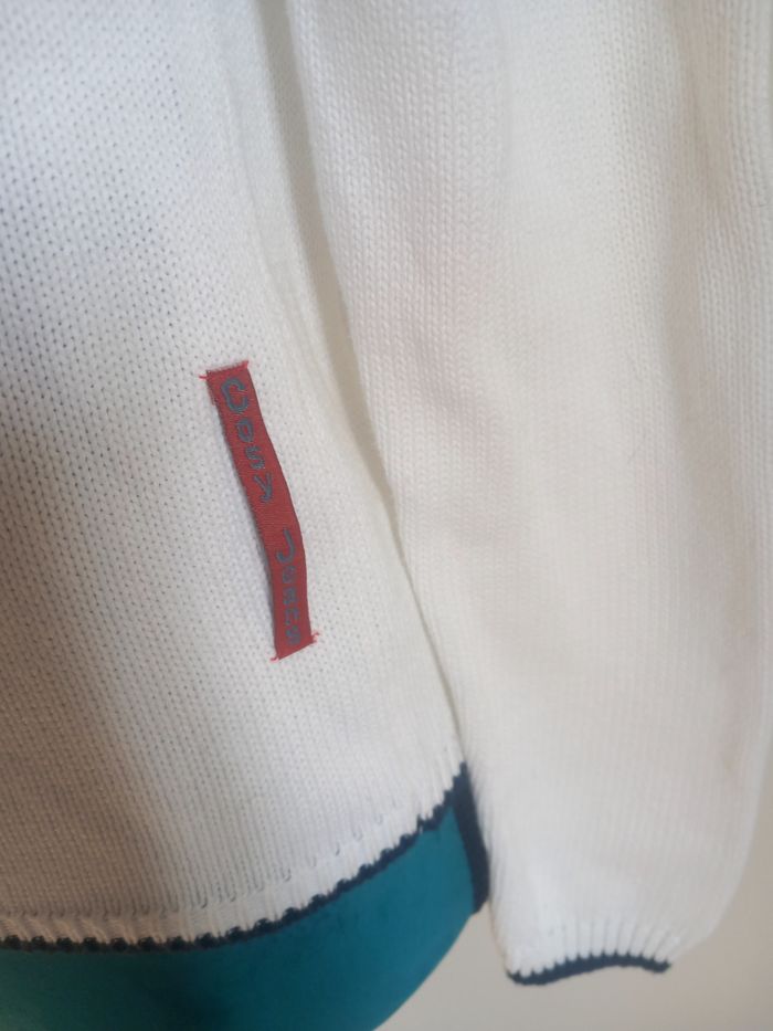 Pull over blanc et étoiles Cosy jeans - photo numéro 3