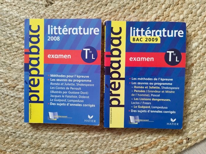 Livres prépa bac littéraire