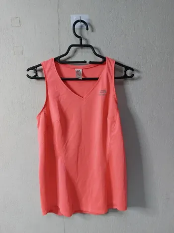 Débardeur de sport corail "Oxylane"