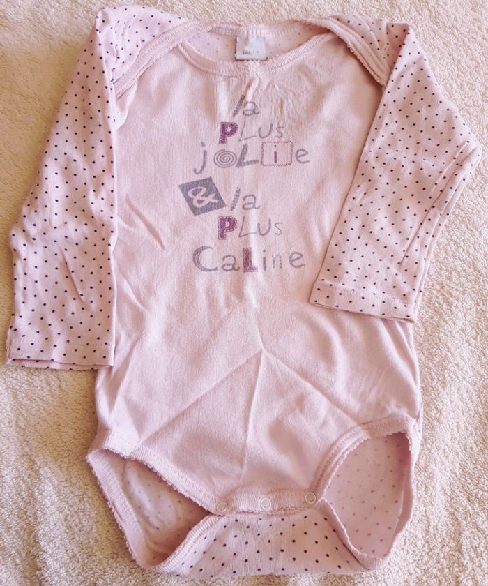 Body fille 24-36 mois / Mots d'enfants