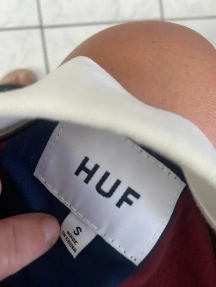 Polo HUF raye manches longues - photo numéro 2