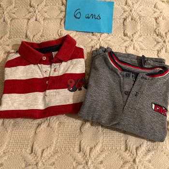 Lot polo 6 ans