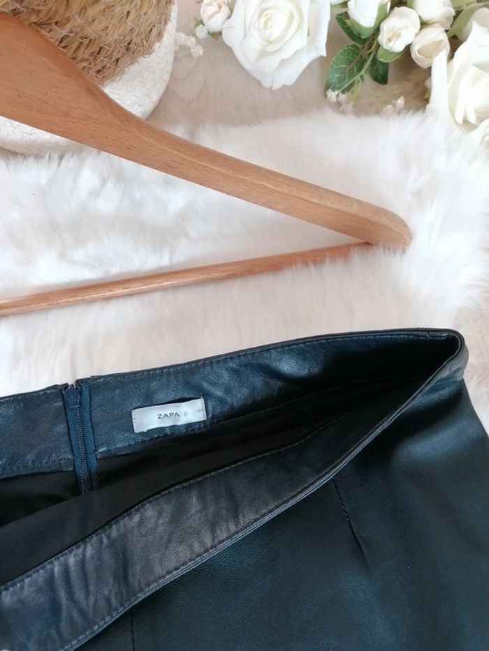 Jupe cuir Zapa taille L - photo numéro 2