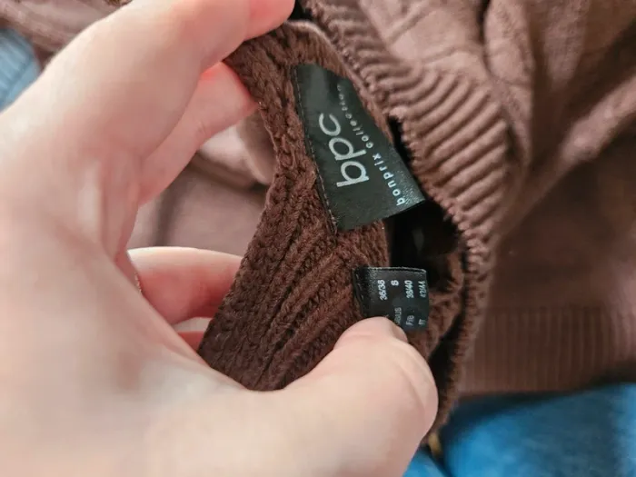 Pull maille chocolat Bonprix 36/38 - photo numéro 5