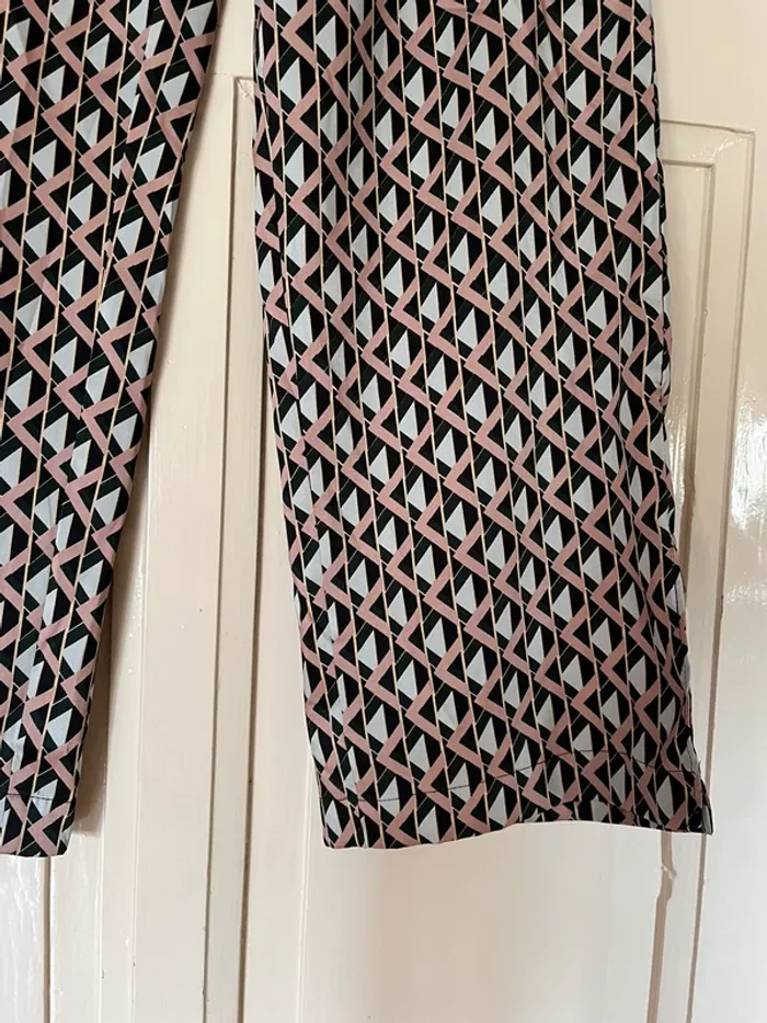 Pantalon large à motifs mango - photo numéro 5