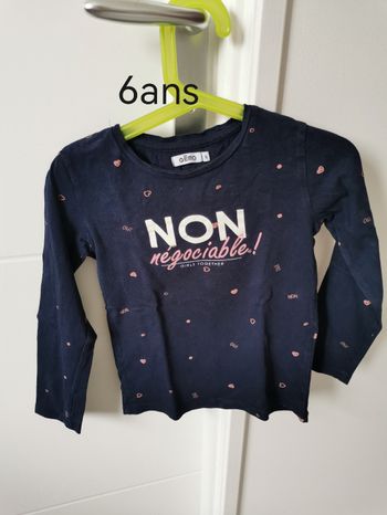 Tee shirt fille 6ans