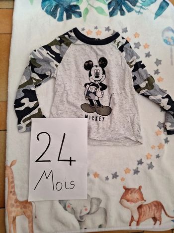 Tee-shirt Mickey militaire