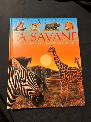Livre pour enfants la grande imagerie fleurus les animaux de la savane