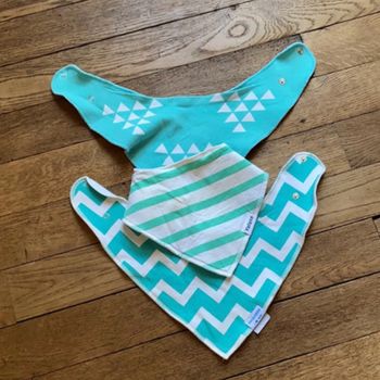 Ensemble de 3 bavoirs