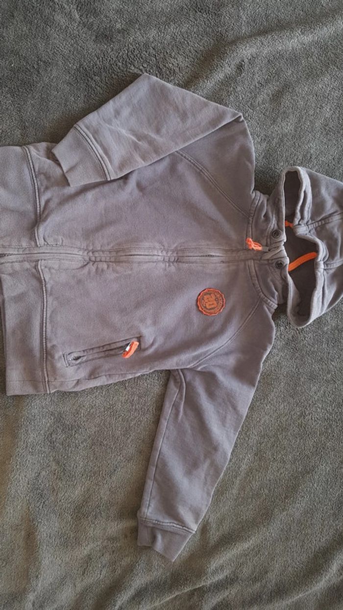 Veste zippé grise t ans verbaudet - photo numéro 3