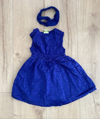 Robe bleu électrique (18 mois)