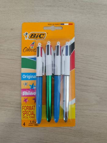 Stylos BIC 4 couleurs