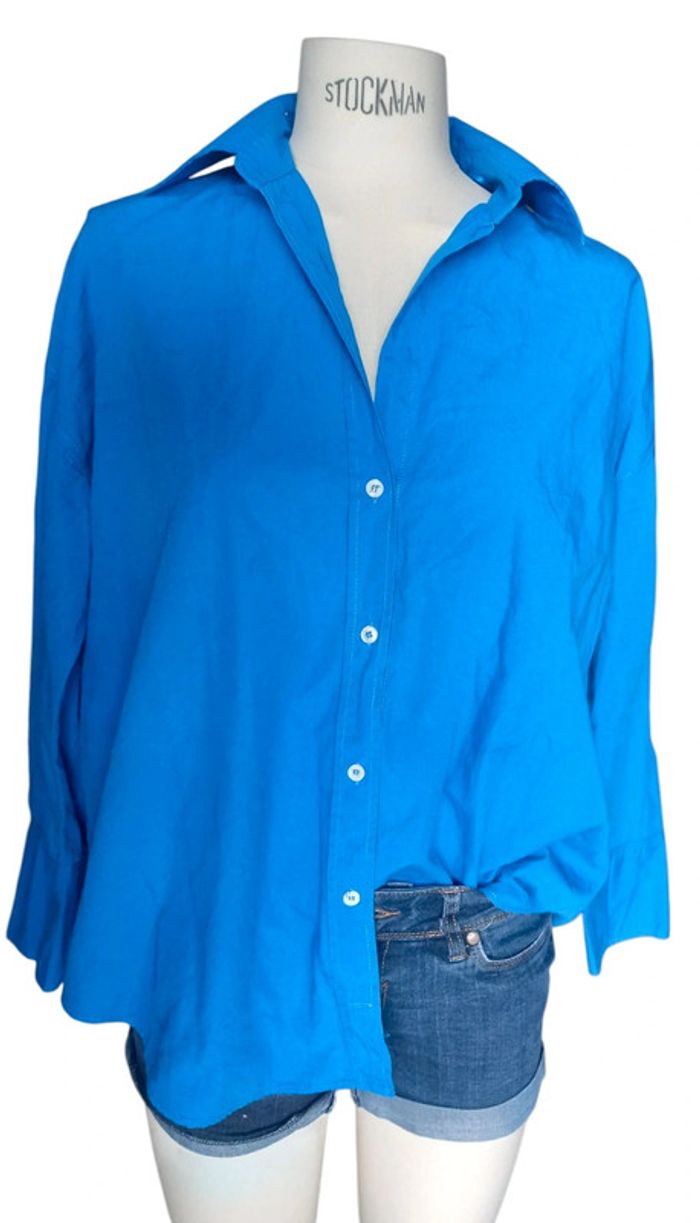 Chemise bleu Zara - photo numéro 3