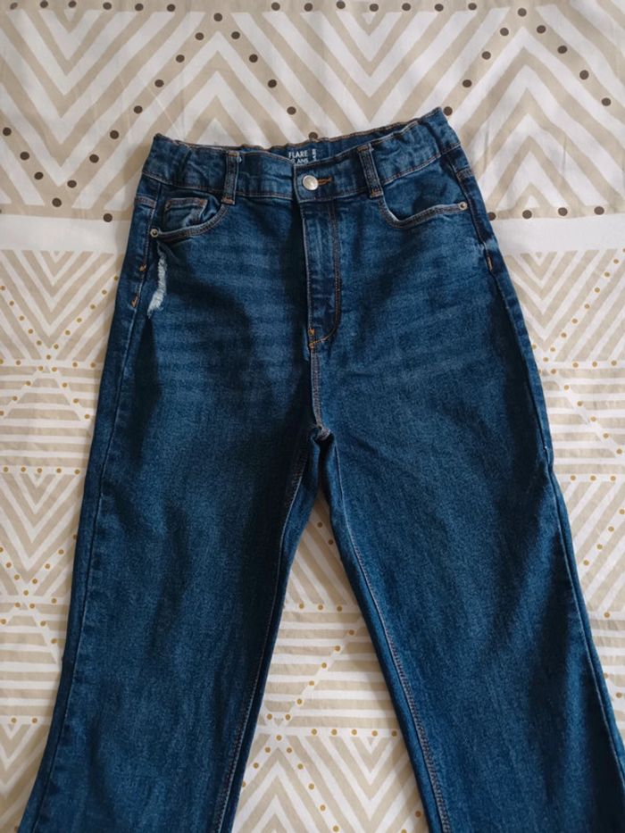 Jean bleu foncé Flare