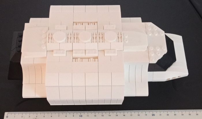 🤩culte !! v les visiteurs 1983 navette de transport+ chasseur visiteurs à construire - photo numéro 13