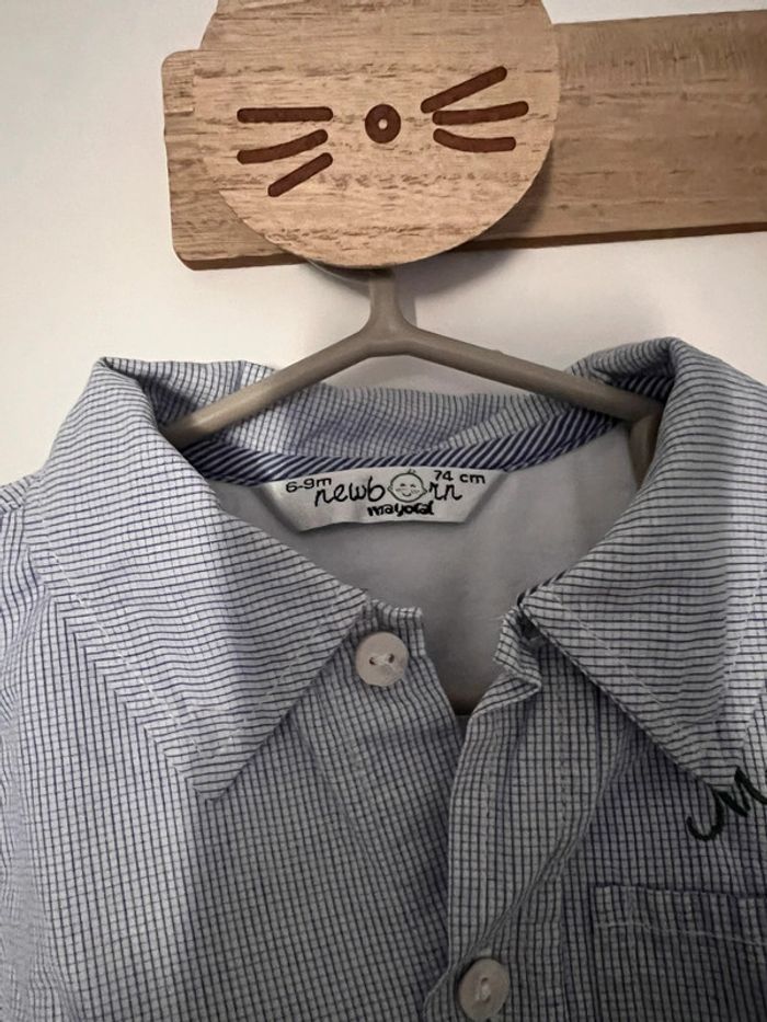 Chemise new born 9 mois - photo numéro 2