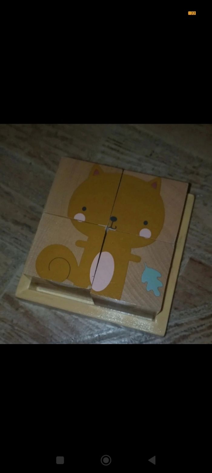 Cube bois Verbaudet animaux de la forêt - photo numéro 7