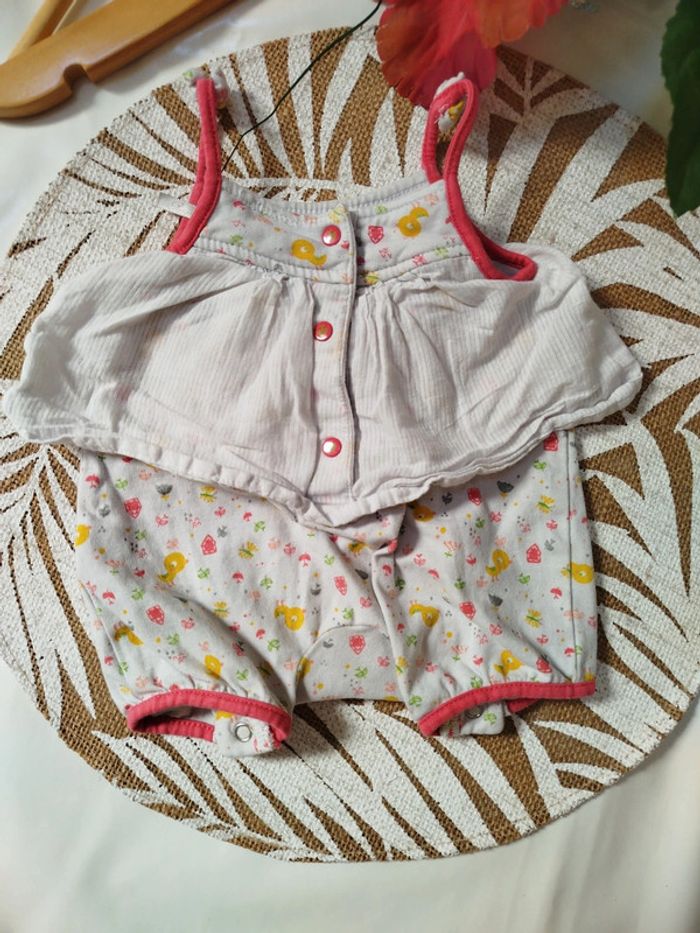 Barboteuse combinaison fille 1 mois été Orchestra - photo numéro 4