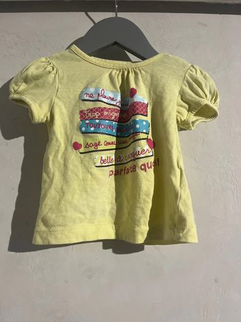 Haut jaune pale 12 mois