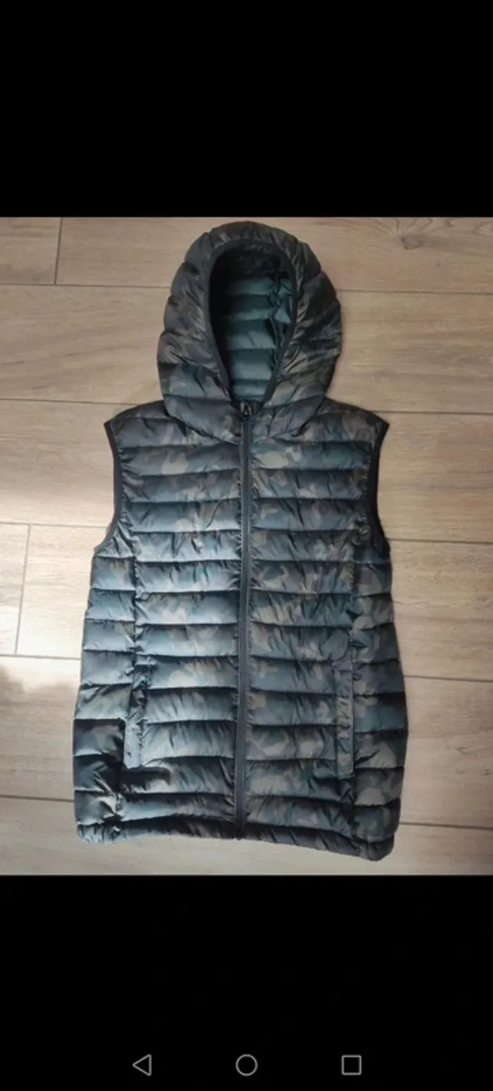 Doudoune sans manche militaire mango