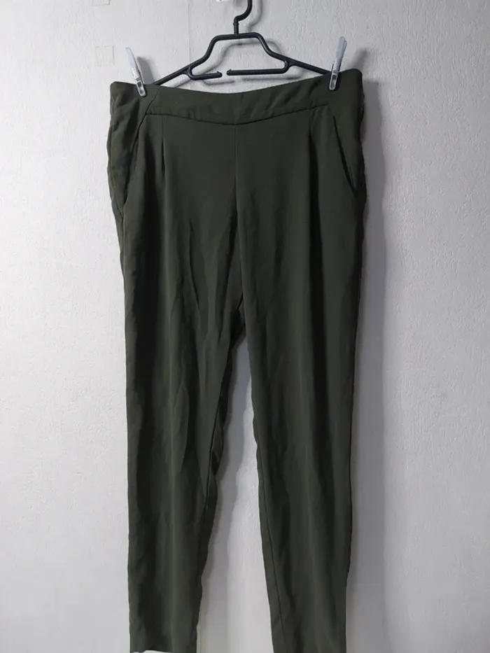 Pantalon kaki "camaïeu"