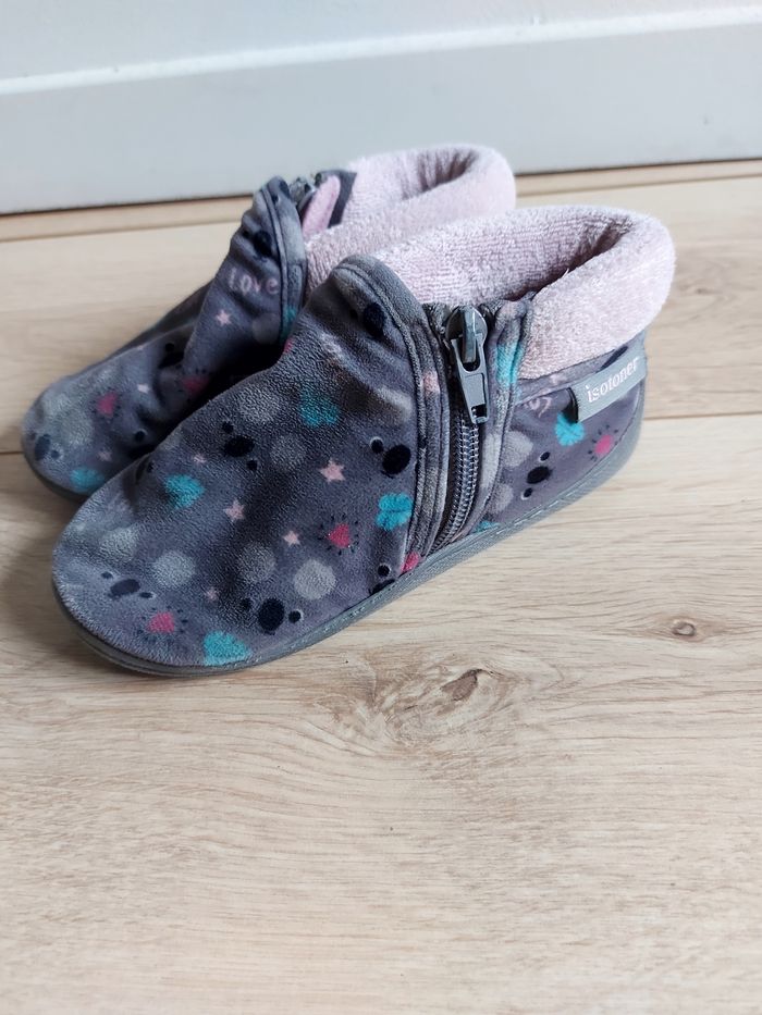 Chaussant gris isotoner T 27