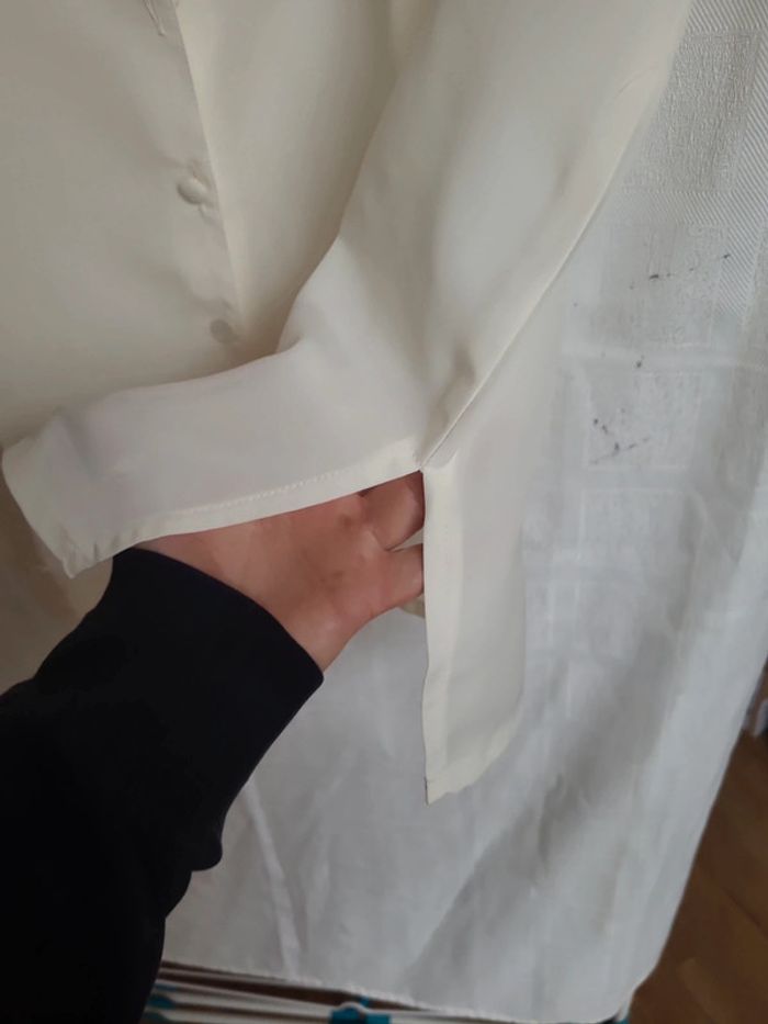 blouse vintage avec broderie taille 42 - photo numéro 6