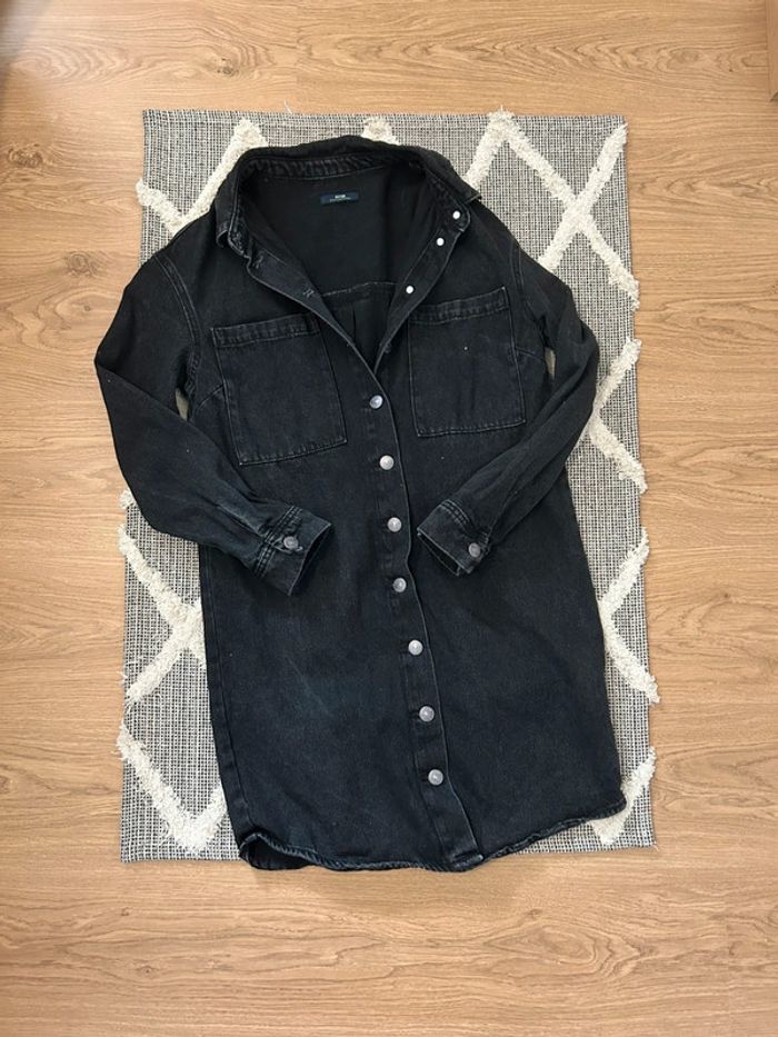 Robe chemise en jean Kiabi - photo numéro 4