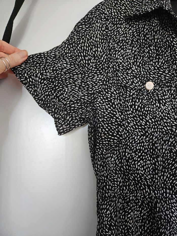 Robe chemise longue imprimé moucheté Drôle de Copine - photo numéro 5