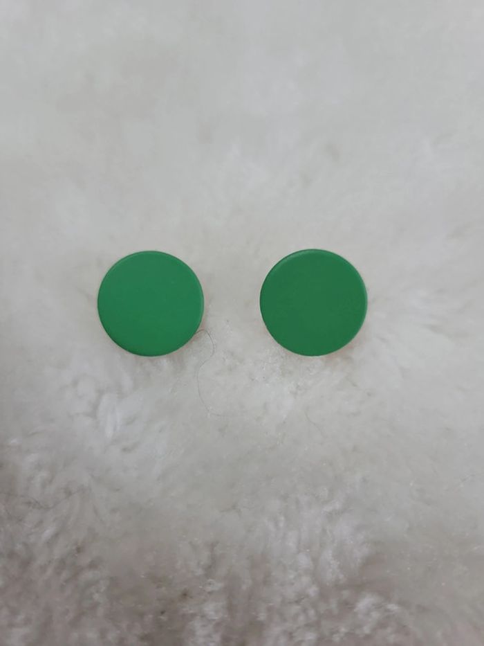 Clips rond vert menthe - photo numéro 2