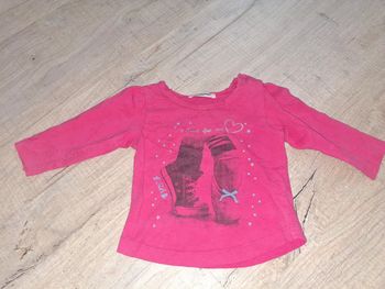 Tee shirt manche longue fille 6 mois