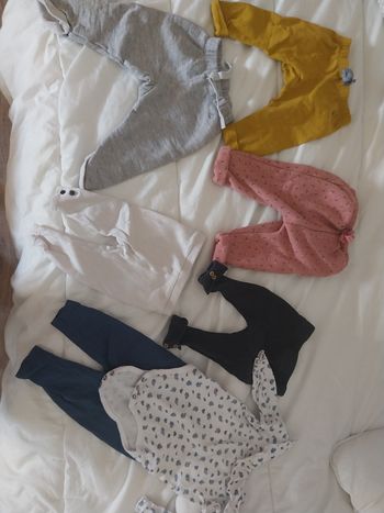 Lot pantalons + bodies