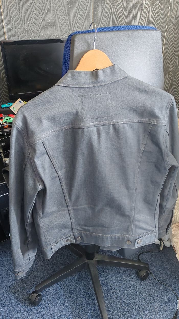 Veste En Jean Homme Levis Grise - photo numéro 3