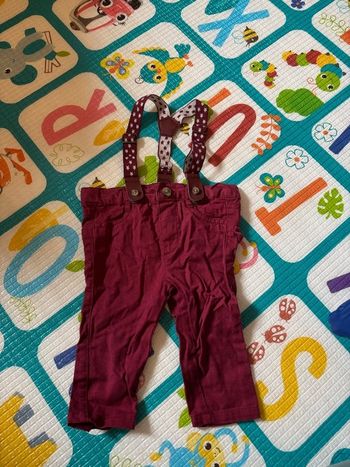 Pantalon avec bretelle