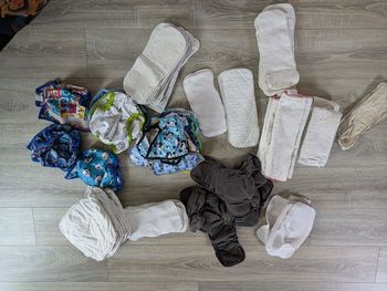 Lot couches double goussets et inserts.