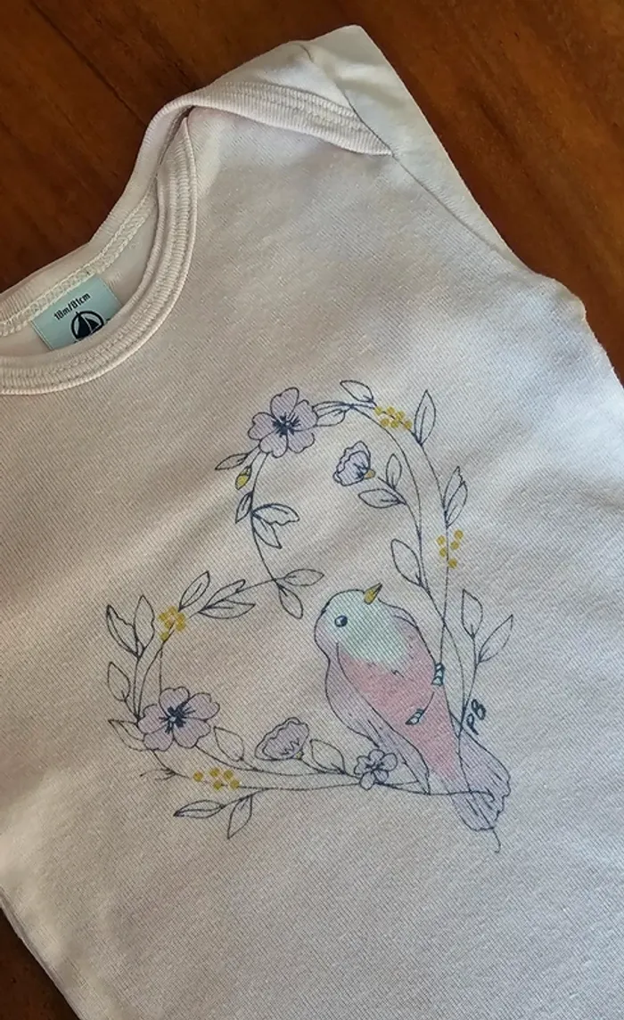 Body Petit Bateau Taille 18 mois - photo numéro 4