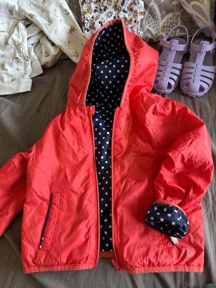 Veste de pluie réversible 4 ans - photo numéro 2
